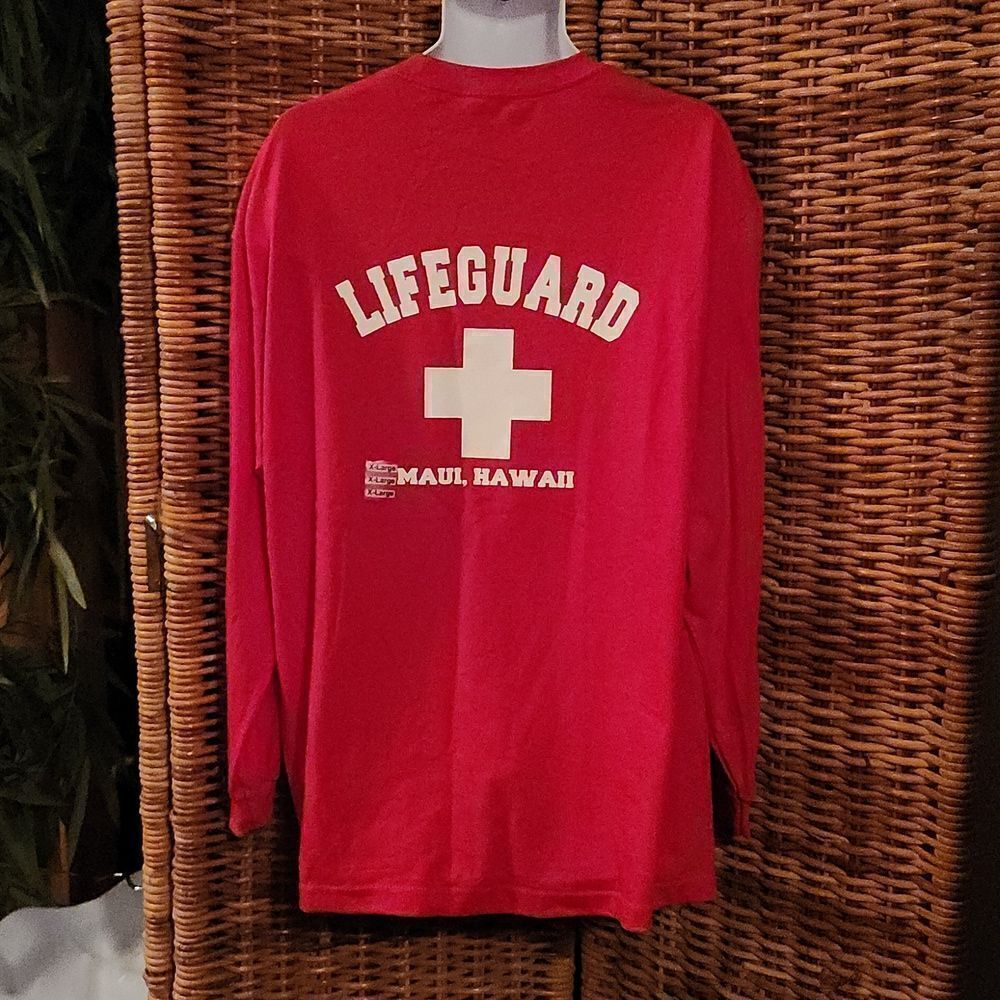 Lifeguard Maui Hawaii L/S T-shirt XL NWOT